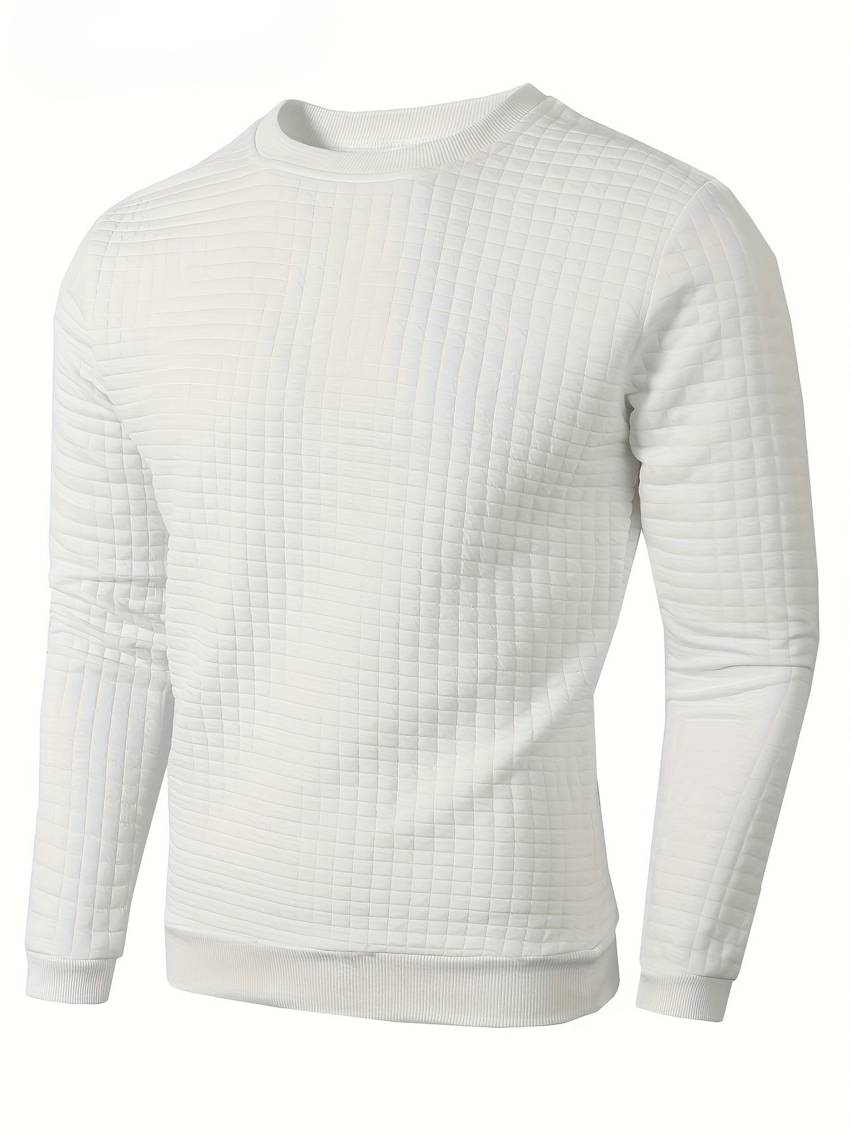 PLAID KNIT PULLOVER FOR MEN