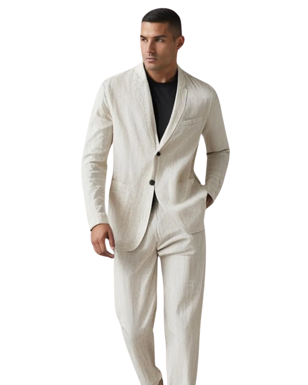 LINEN TWO PIECE SET FOR MEN
