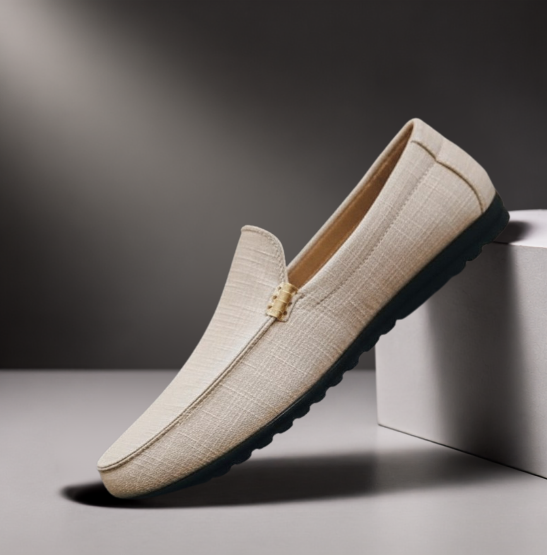 SLIP-ON CANVAS LOAFERS FOR MEN