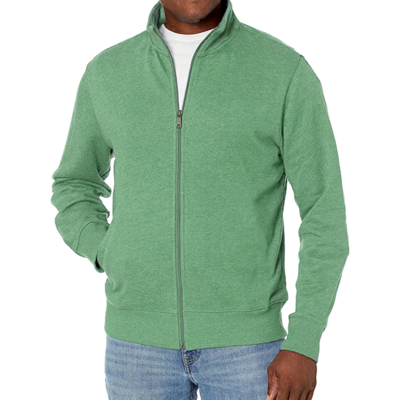 ZIP FRONT SPRING JACKET FOR MEN