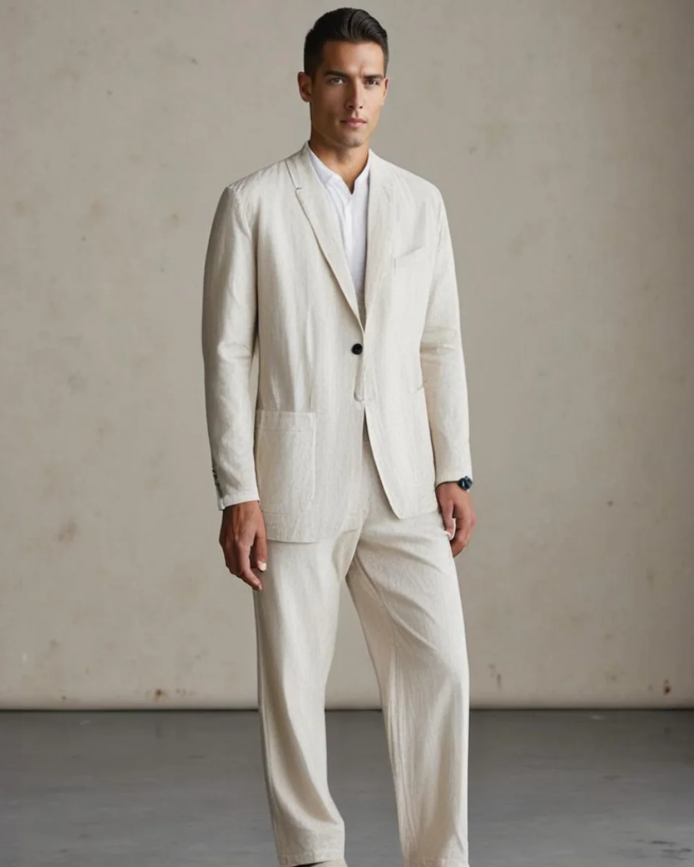 LINEN TWO PIECE SET FOR MEN