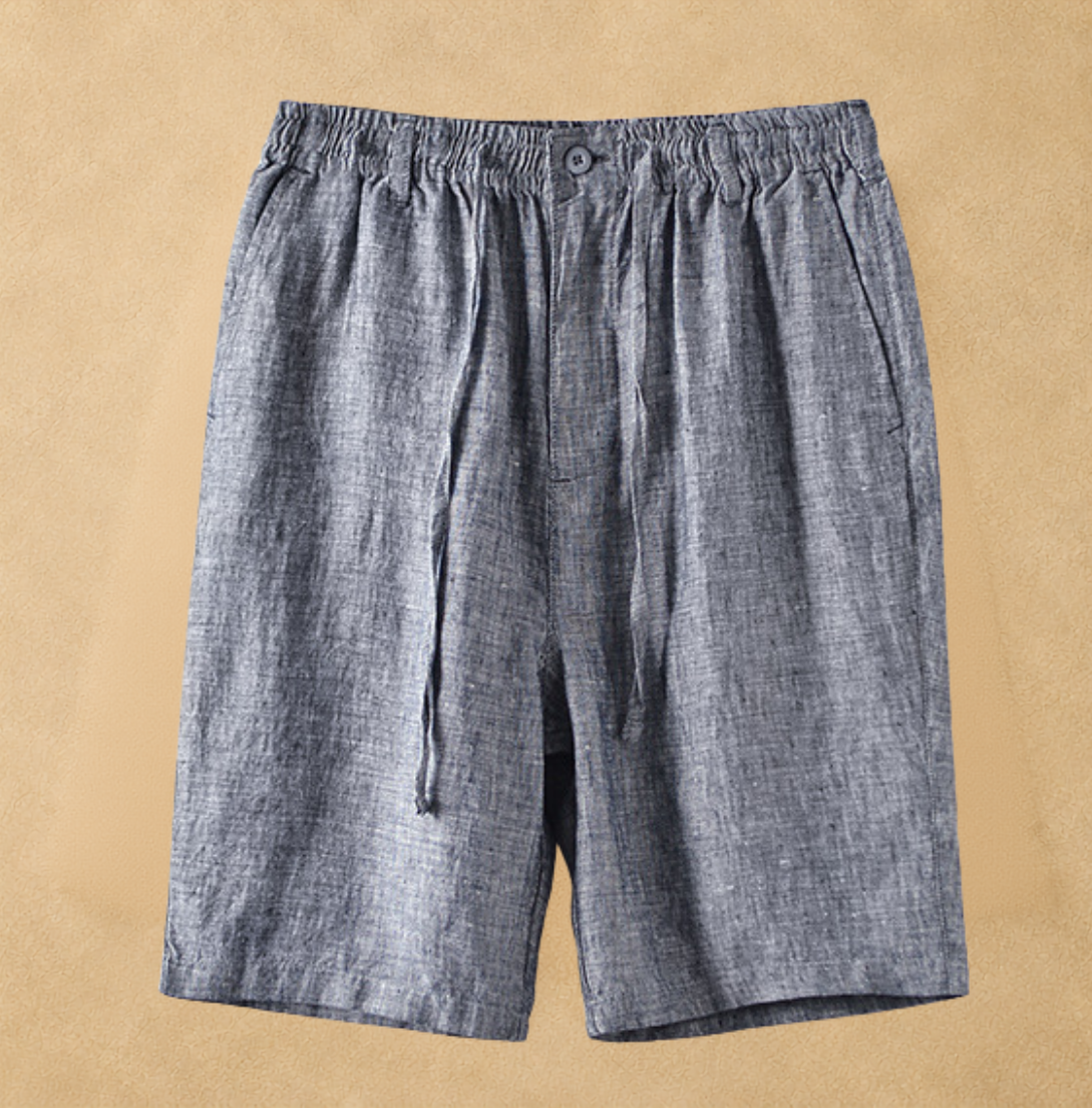 DRAWSTRING WAIST SHORTS FOR MEN