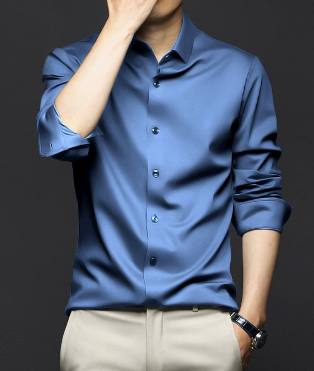 WRINKLE-RESISTANT SHIRT FOR MEN