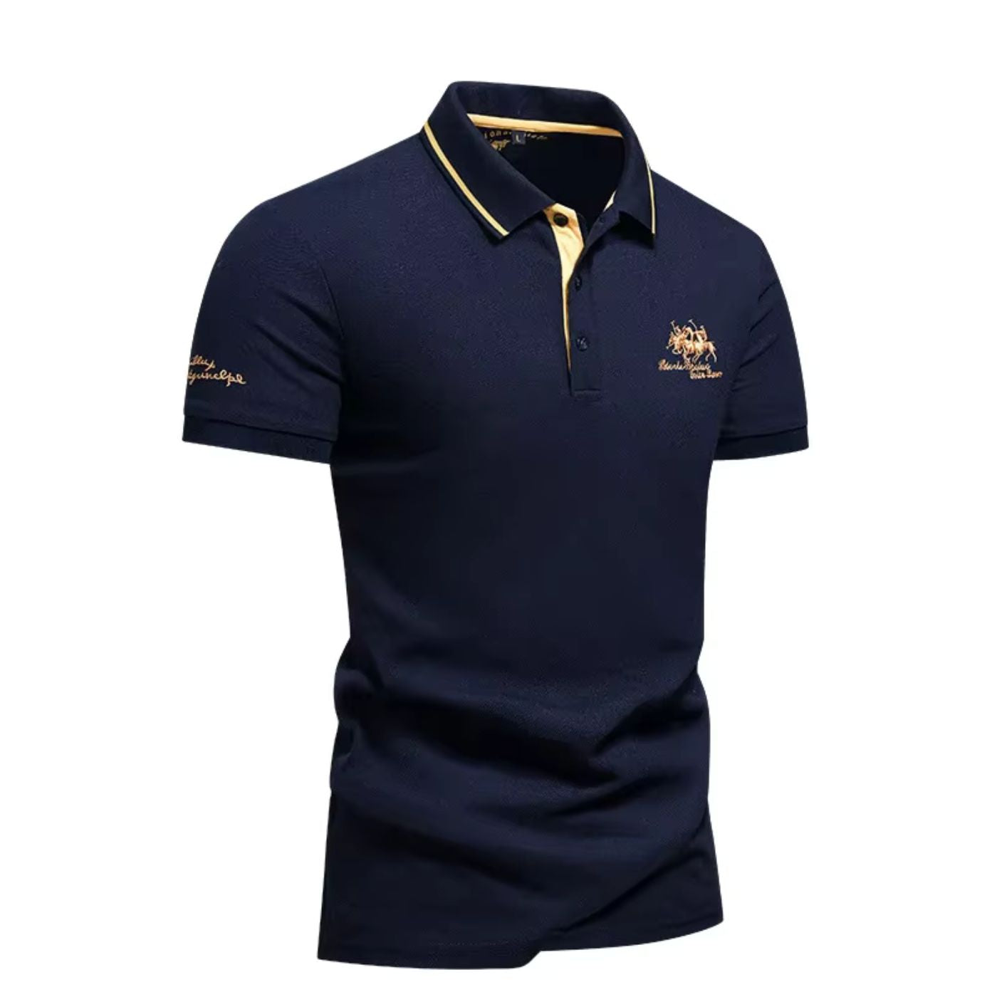 BUTTON COLLAR POLO FOR MEN