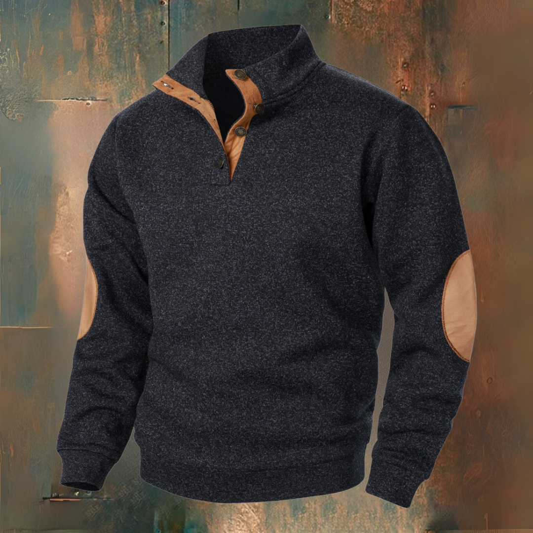 WENTWORTH LONDON | PULLOVER WITH HALF-ZIP FOR MEN