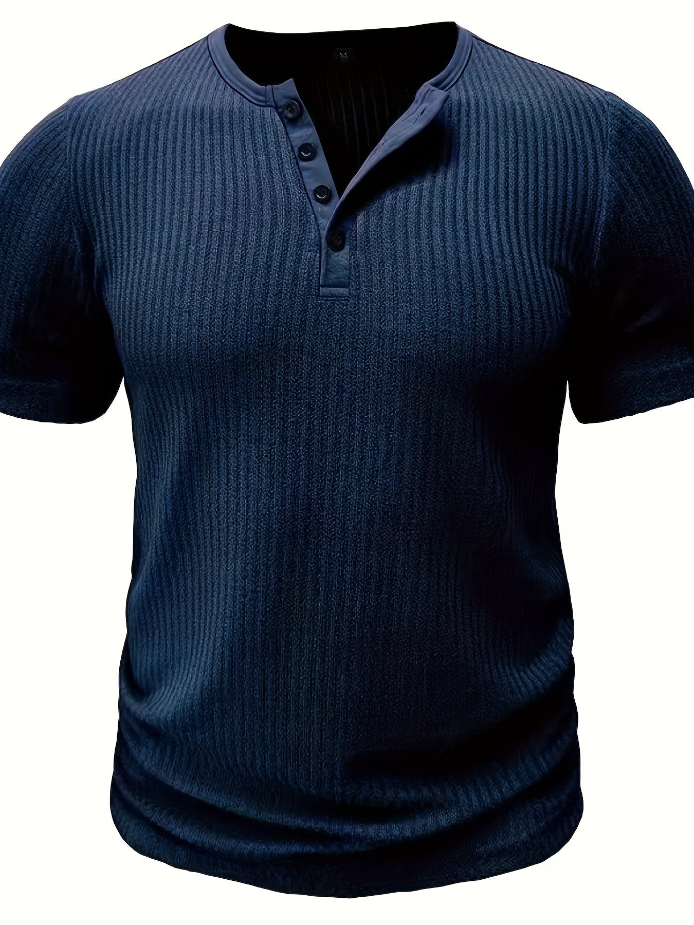 TEXTURED CREW NECK SHIRT FOR MEN