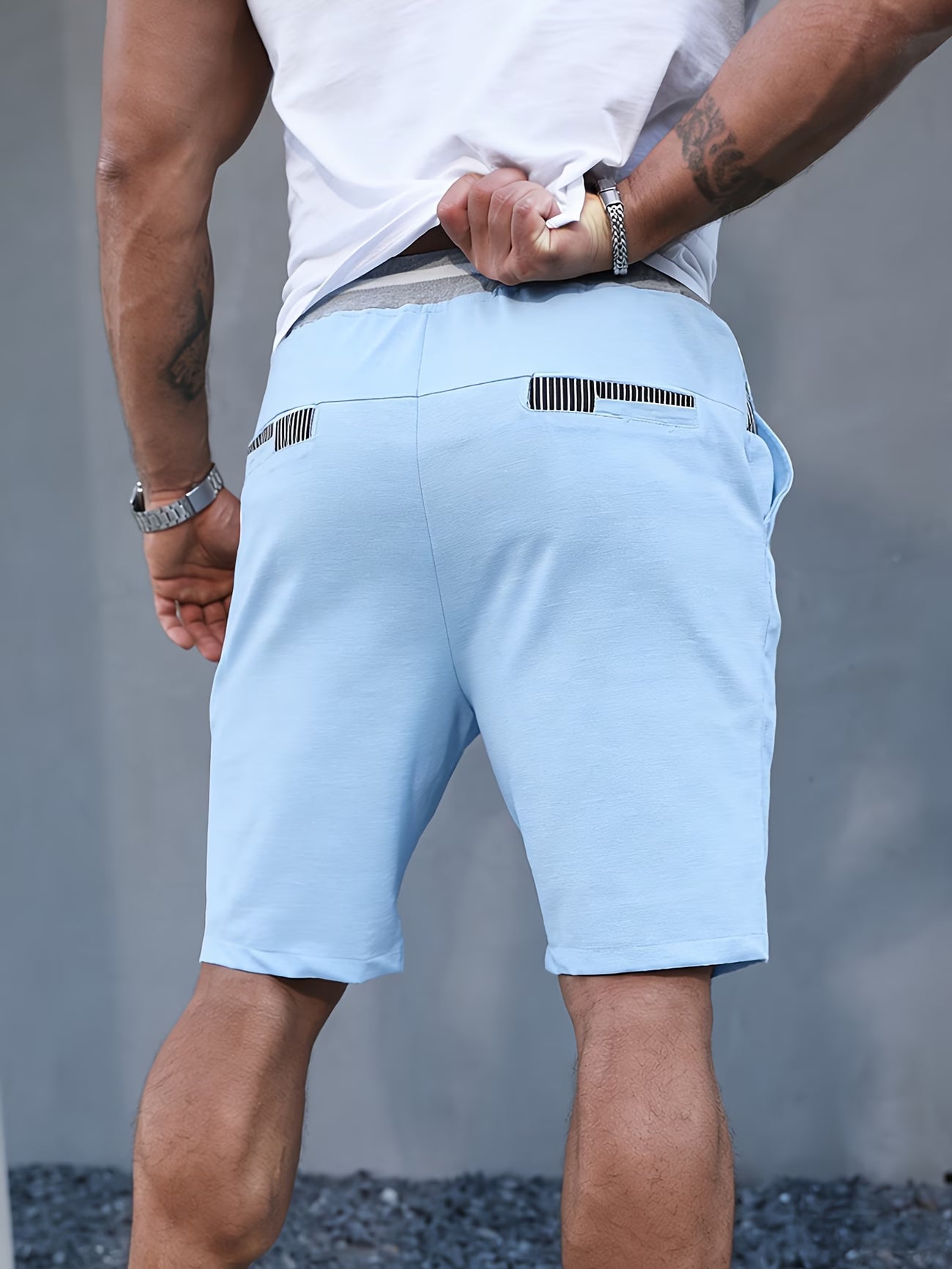 DRAWSTRING CHINO SHORTS FOR MEN