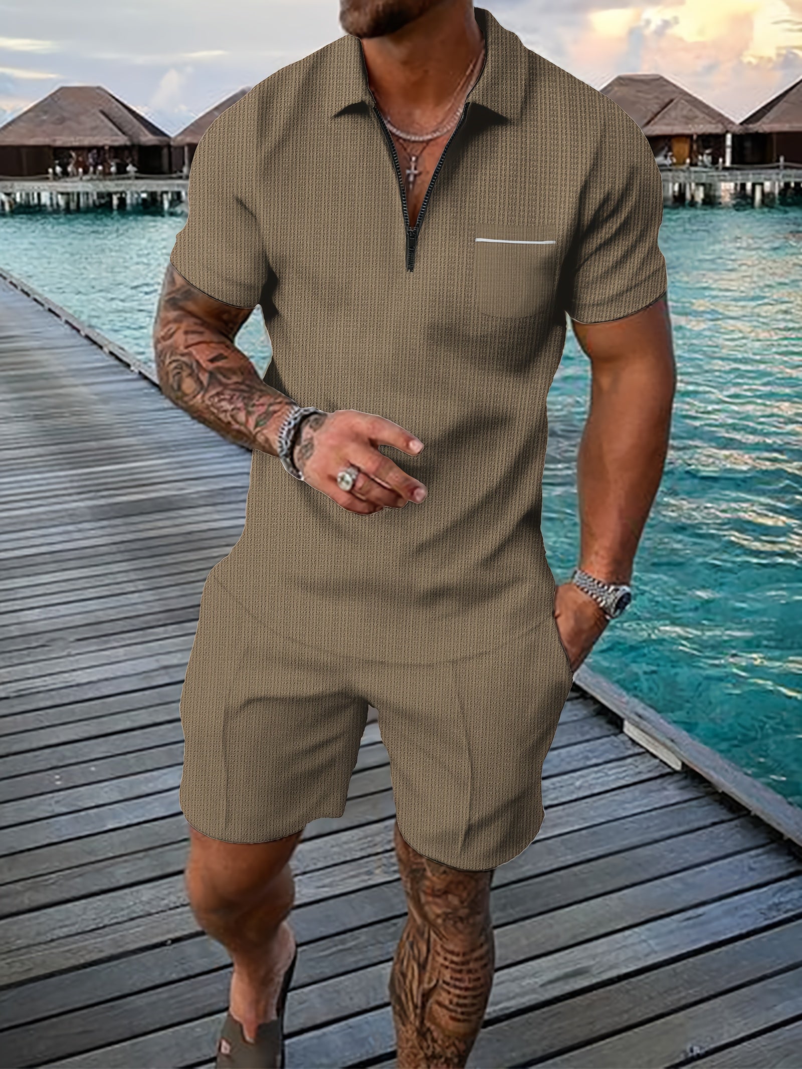 POCKET POLO SET FOR MEN