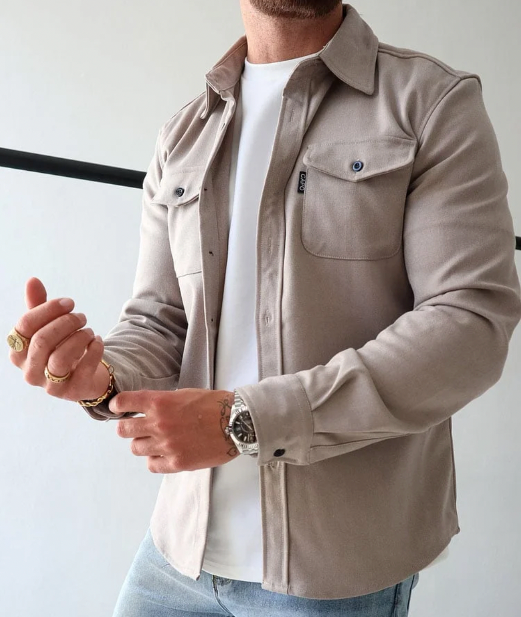 MODERN SHIRT JACKET FOR MEN