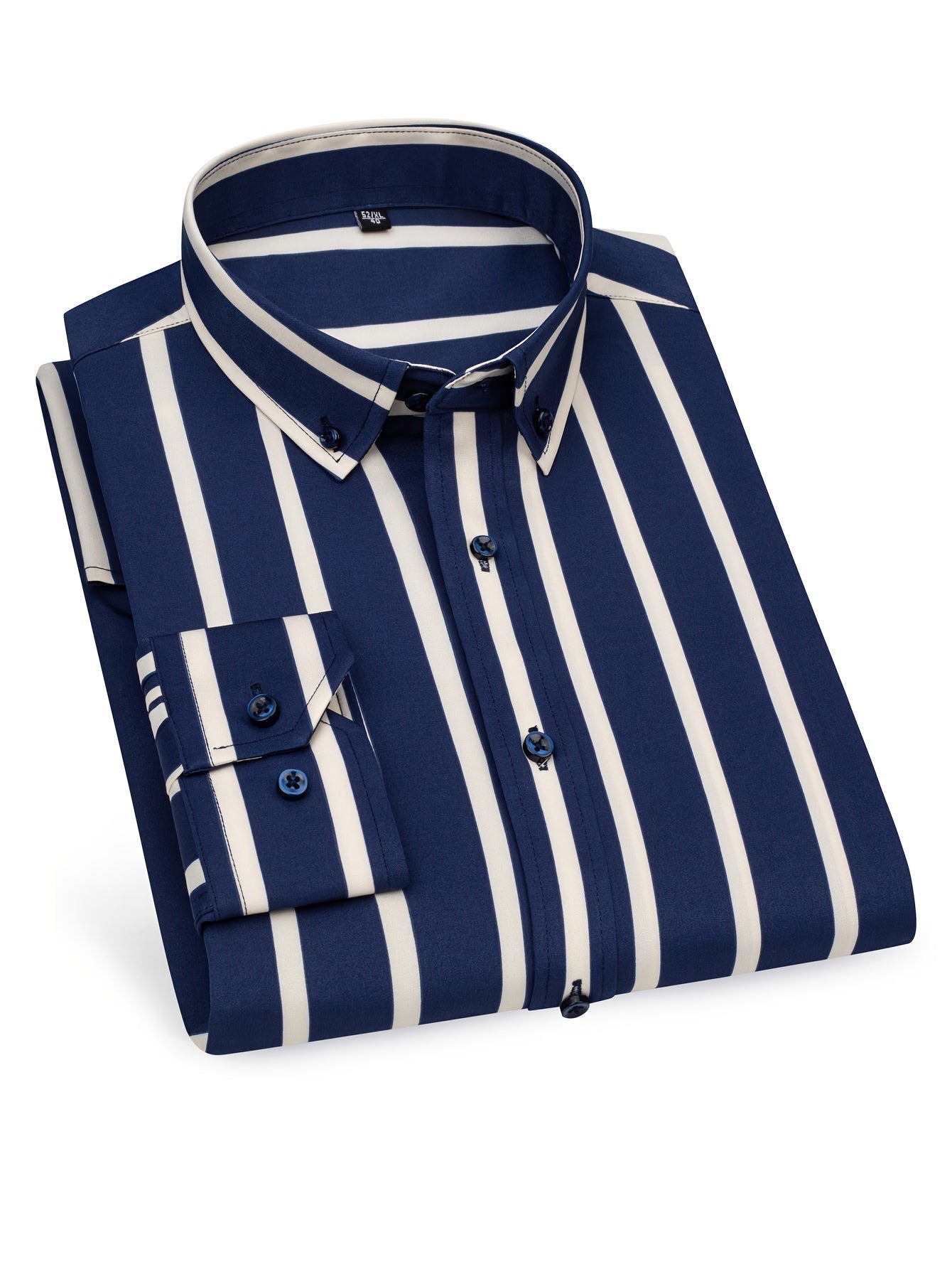 STRIPED SLIM SHIRT FOR MEN