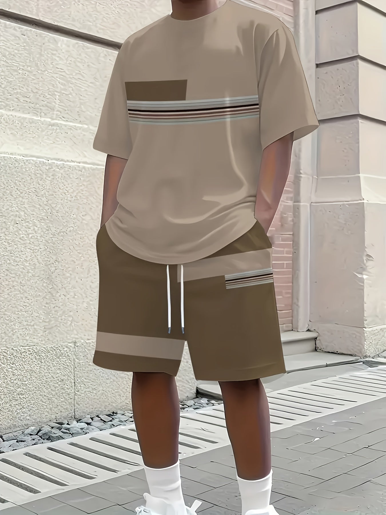 PRINTED OUTFIT SET FOR MEN