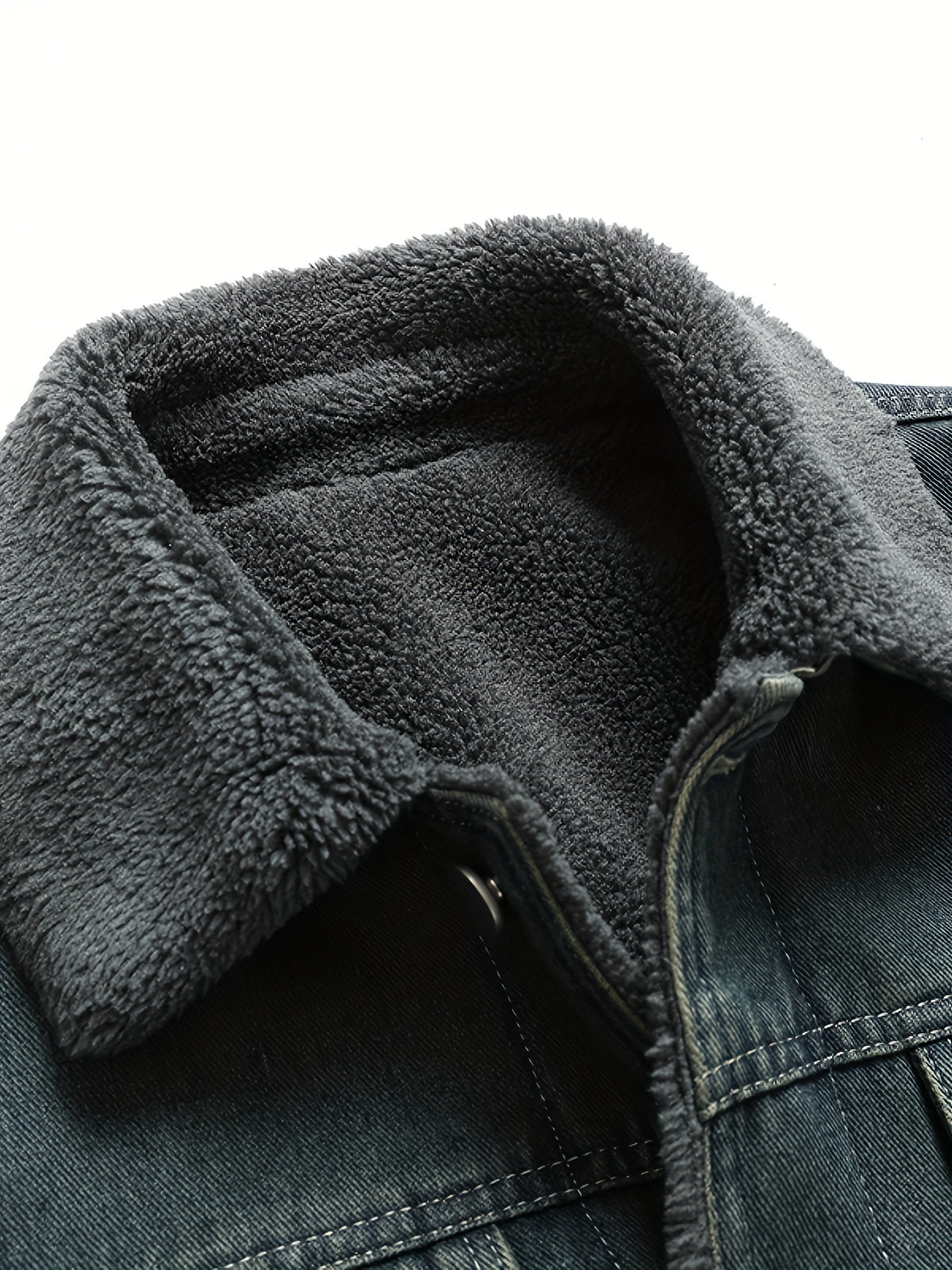 WARM DENIM JACKET FOR MEN