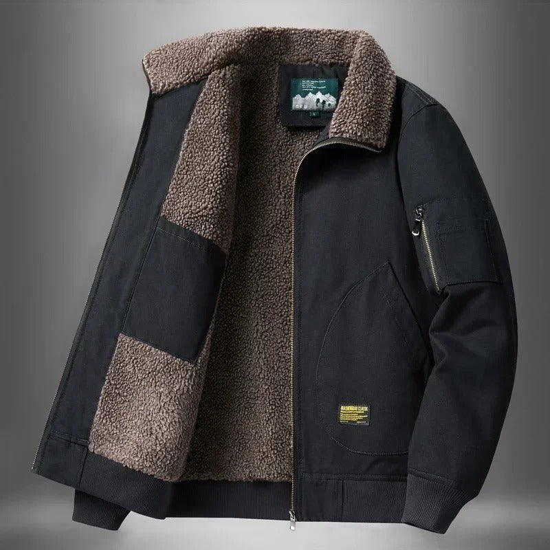 SHERPA LINED FLIGHT JACKET FOR MEN