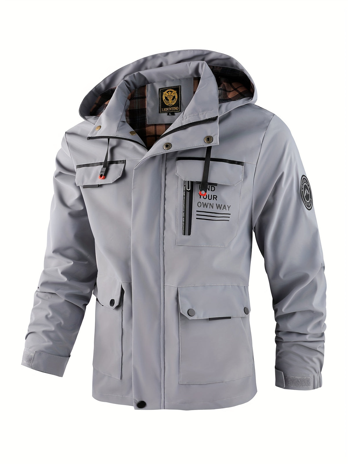 FLARED HOODED JACKET FOR MEN