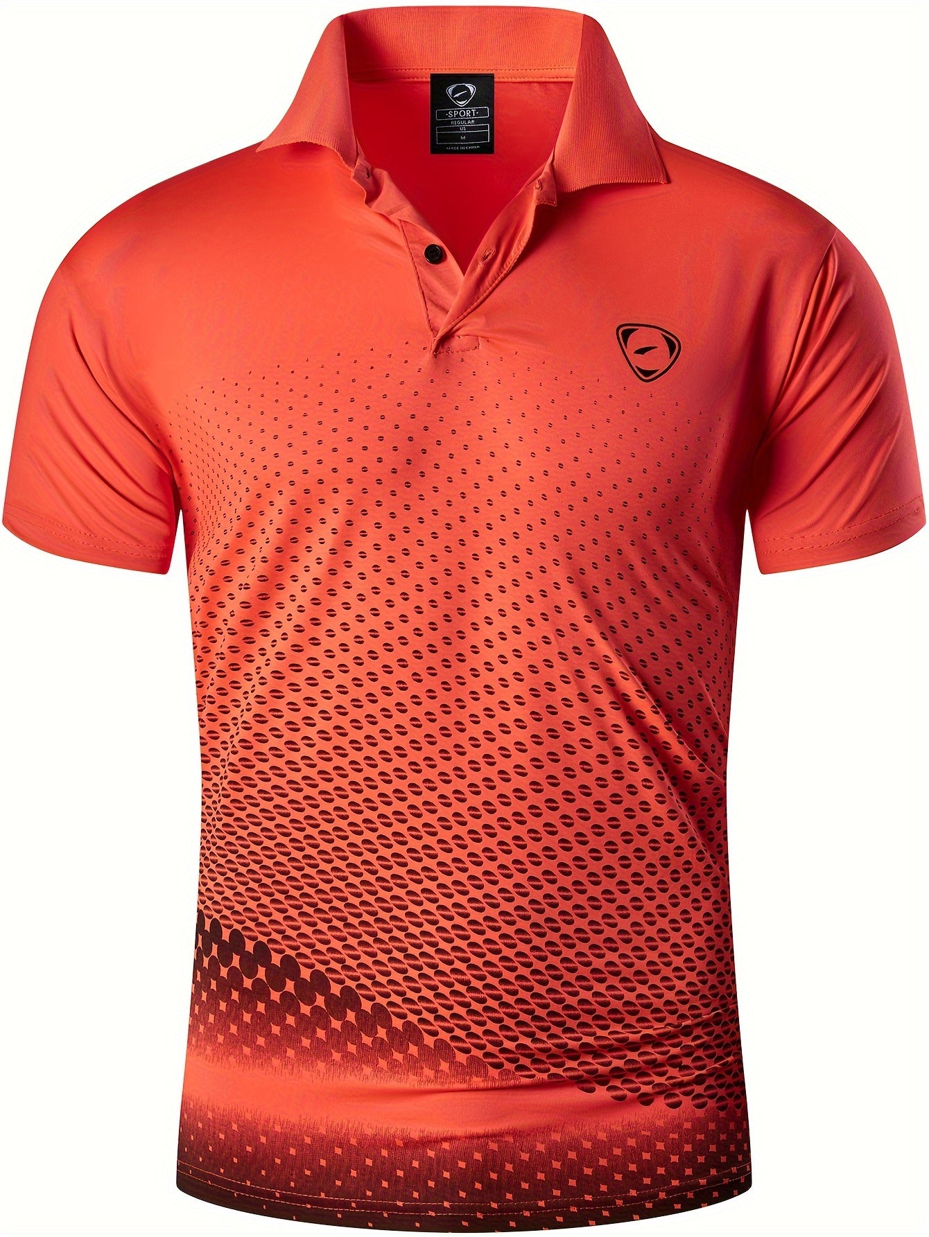 SPORT PRINT POLO SHIRT FOR MEN