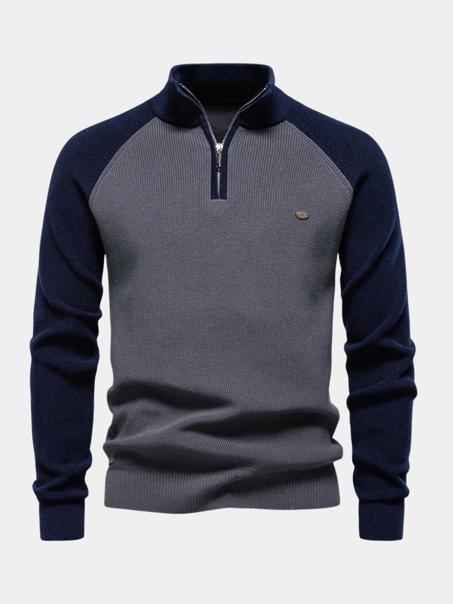 WENTWORTH LONDON | ZIPPERED PULLOVER FOR MEN