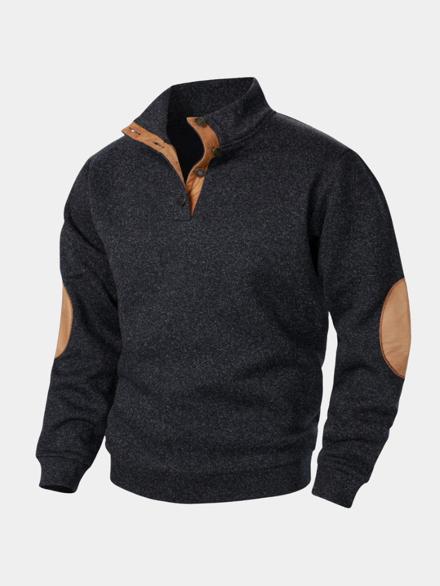 WENTWORTH LONDON | PULLOVER WITH HALF-ZIP FOR MEN