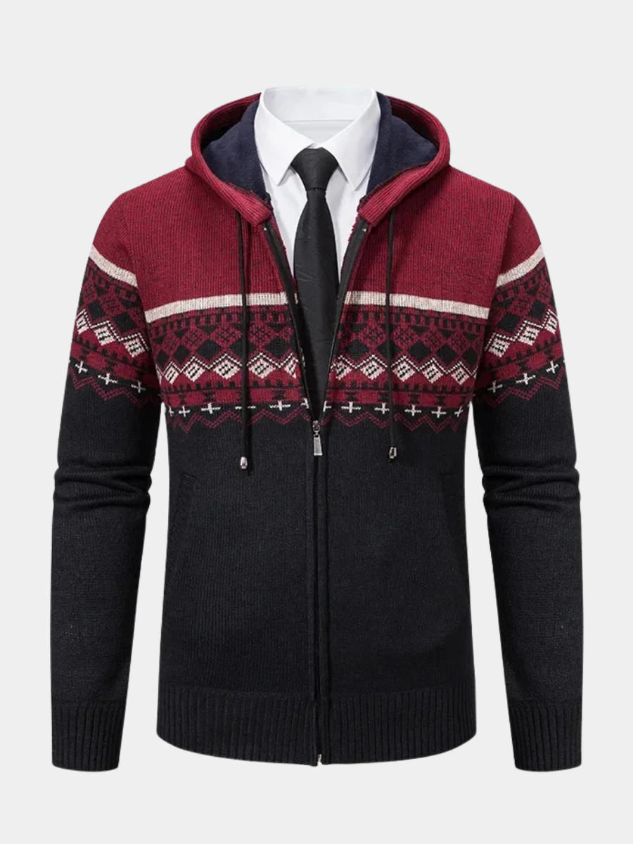 WENTWORTH LONDON | ETHNIC KNIT JACKET FOR MEN
