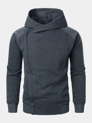 WENTWORTH LONDON | CROSSOVER ZIP HOODIE FOR MEN