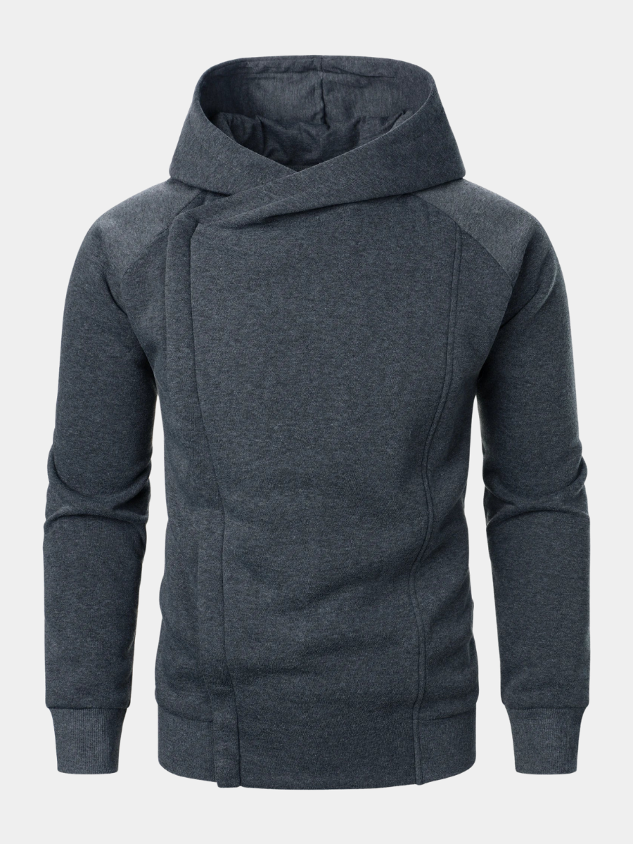 WENTWORTH LONDON | CROSSOVER ZIP HOODIE FOR MEN