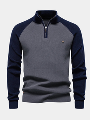 WENTWORTH LONDON | QUARTER ZIP PULLOVER FOR MEN