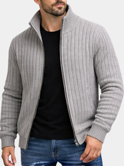 WENTWORTH LONDON | CLASSIC ELEGANT ZIP CARDIGAN FOR MEN