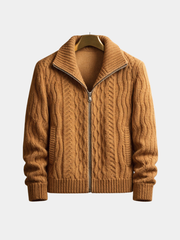 WENTWORTH LONDON | CLASSIC ZIPPERED CARDIGAN FOR MEN
