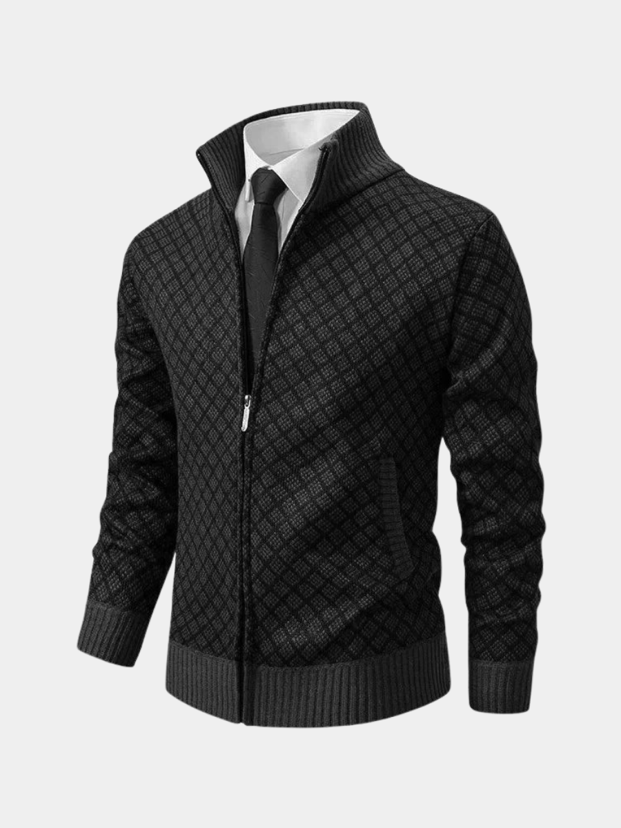 WENTWORTH LONDON | ZIP-UP CARDIGAN FOR MEN