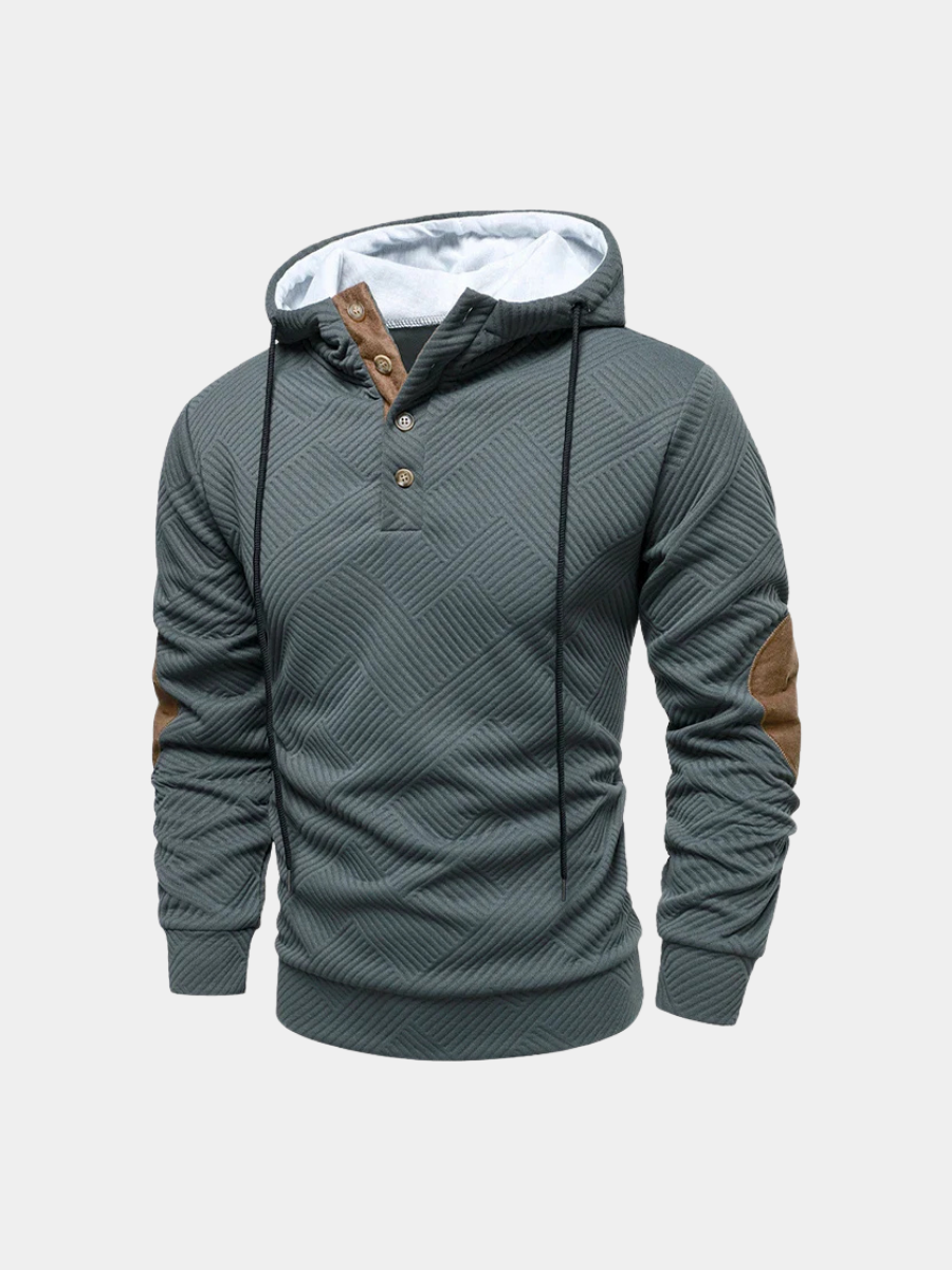 WENTWORTH LONDON | SLIM FIT HALF-BUTTON PULLOVER FOR MEN