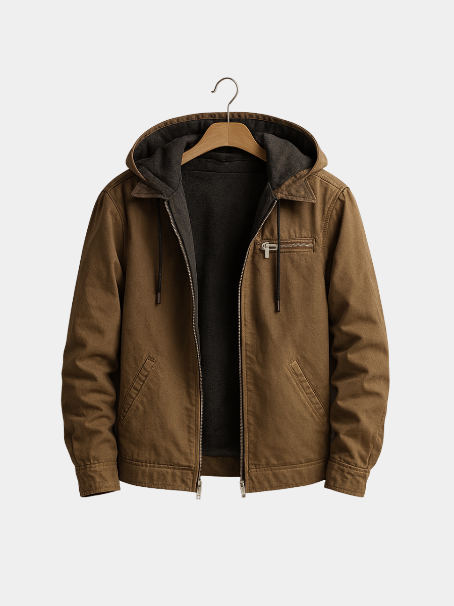 FLEECE-LINED JACKET FOR MEN