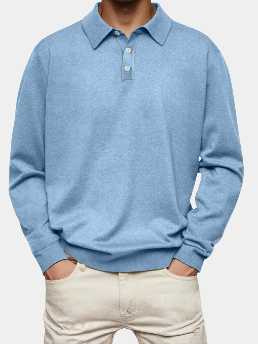 WENTWORTH LONDON | LONG SLEEVE POLO SHIRT FOR MEN