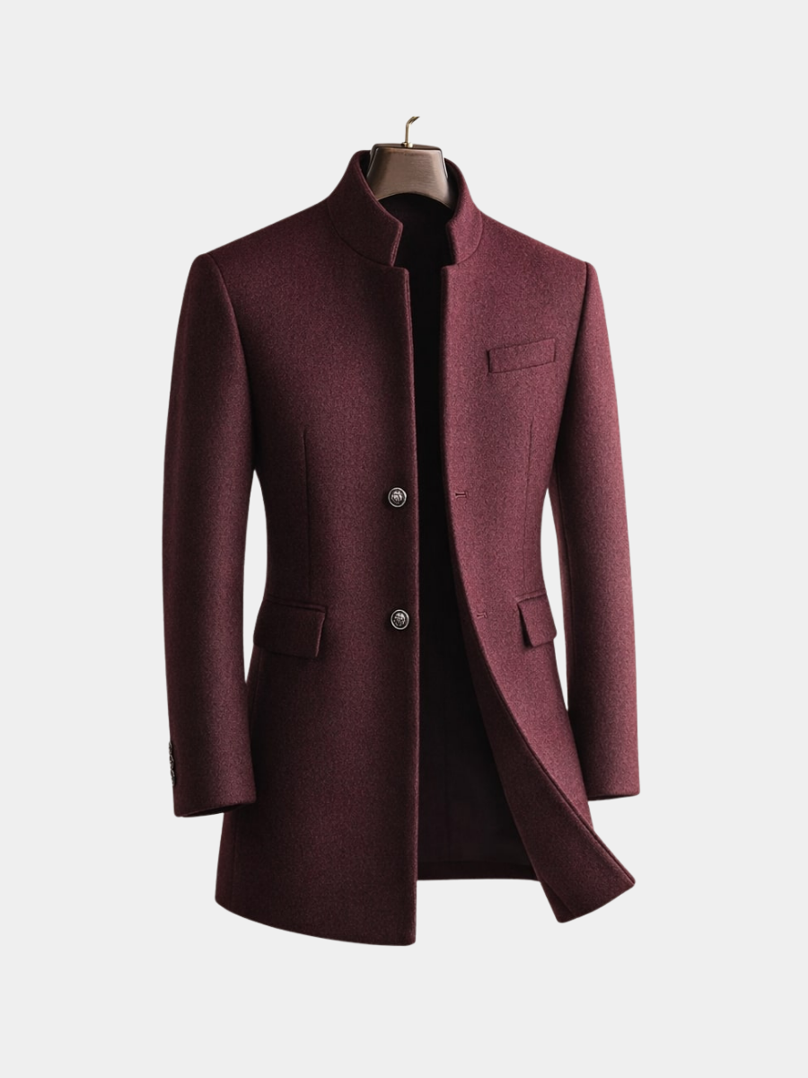 WENTWORTH LONDON | HIGH COLLAR COAT FOR MEN
