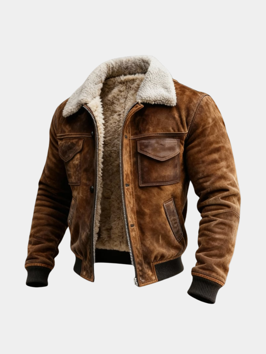 SHERPA-LINED JACKET FOR MEN