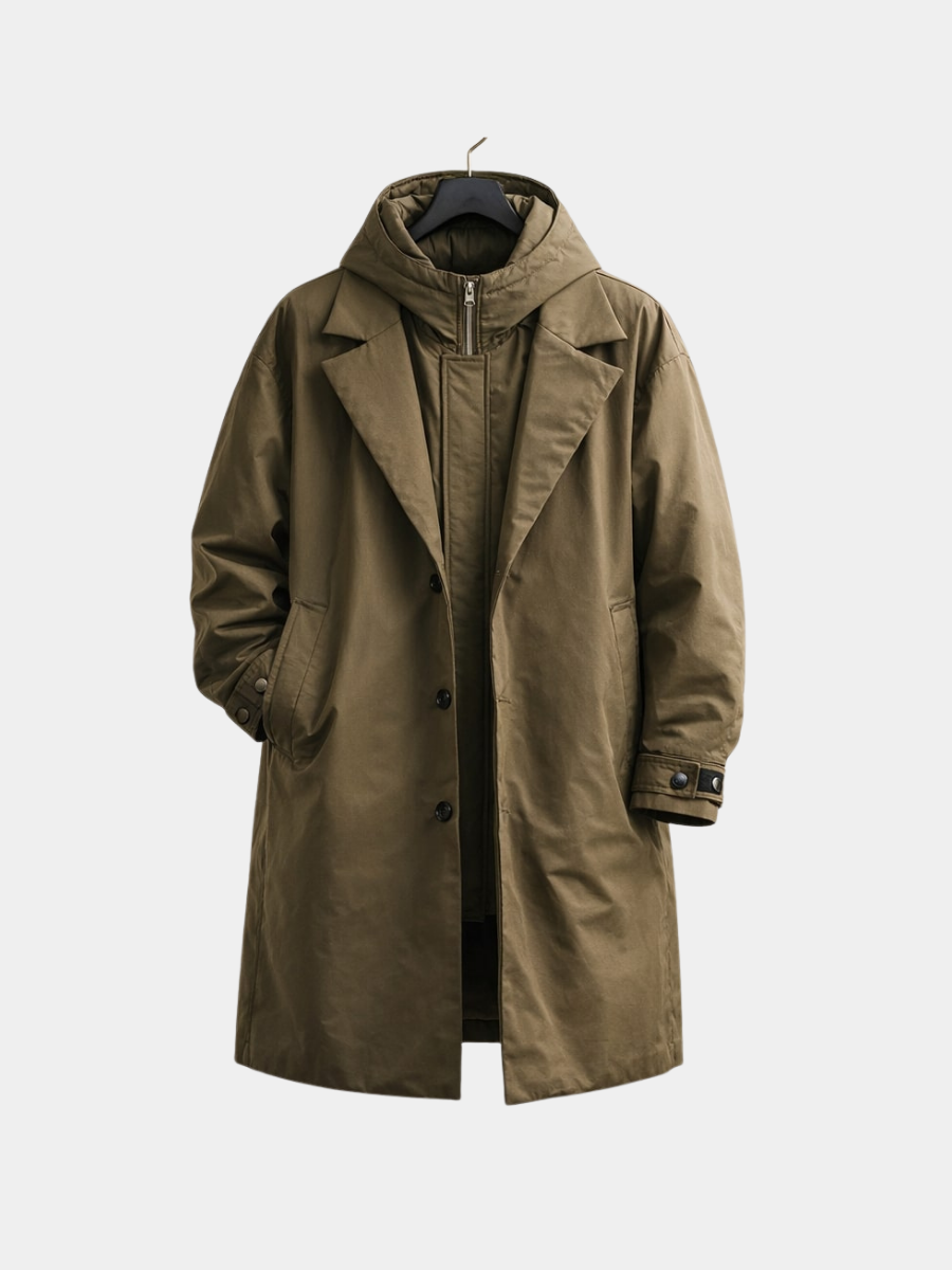 WENTWORTH LONDON | LONG OVERCOAT FOR MEN