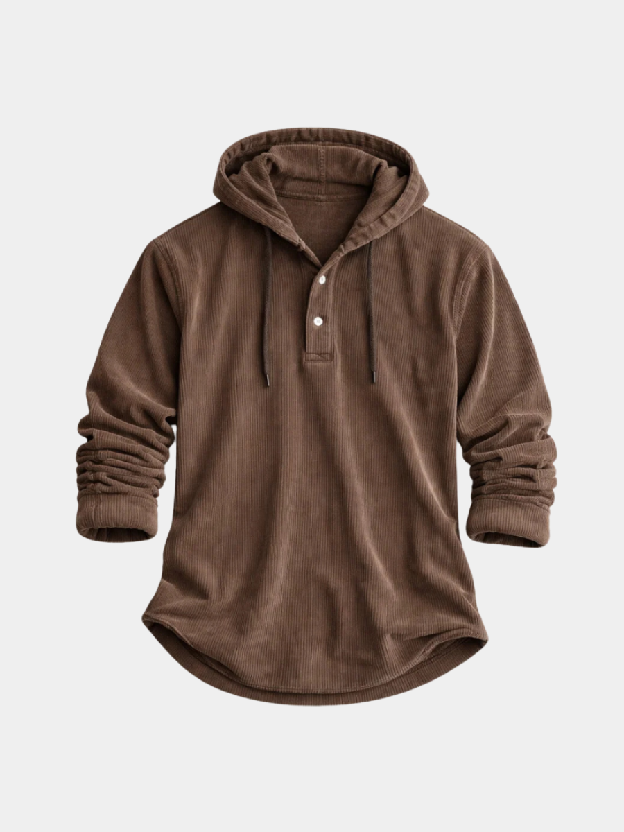WENTWORTH LONDON | CORDUROY HOODIE FOR MEN