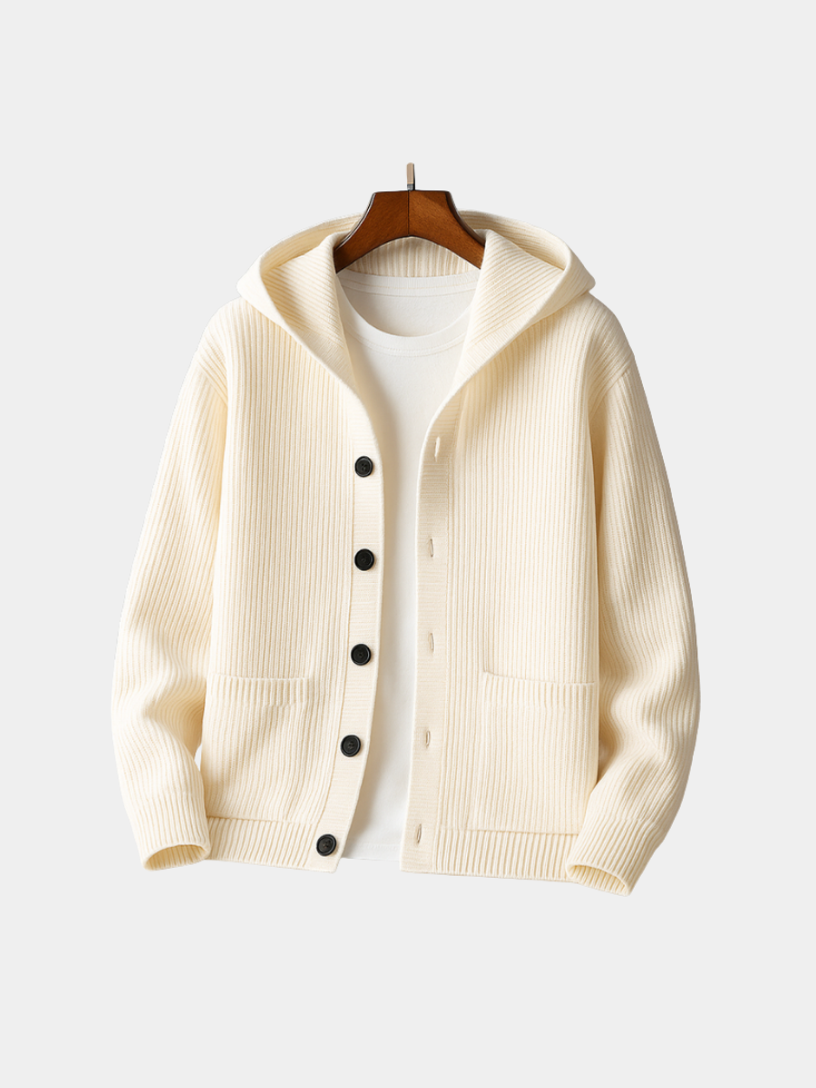 WENTWORTH LONDON | HOODED CARDIGAN FOR MEN