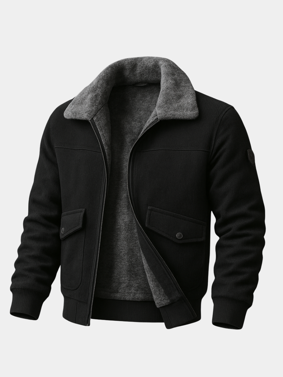 WENTWORTH LONDON | MEN'S JACKET WITH FAUX FUR