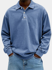 WENTWORTH LONDON | DAILY LONG SLEEVE POLO SHIRT FOR MEN