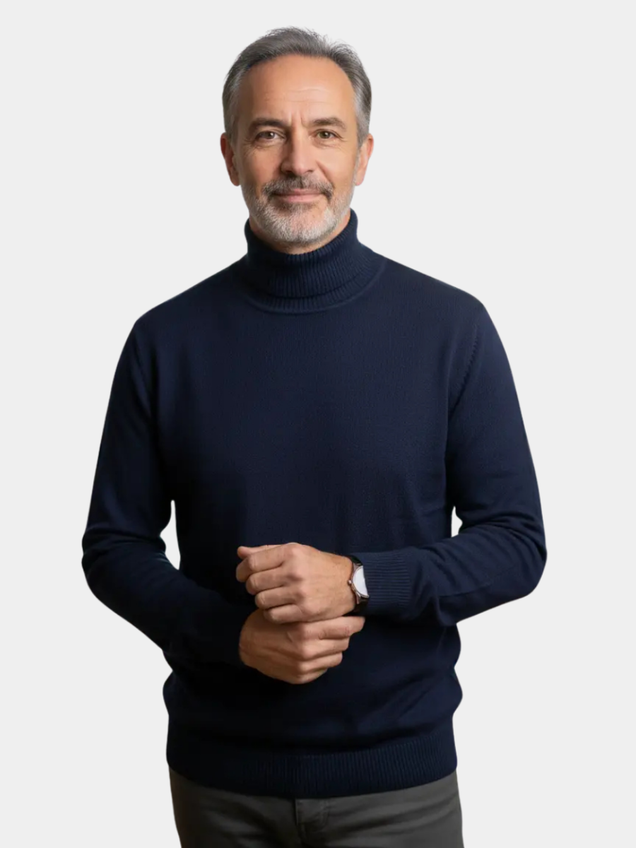WENTWORTH LONDON | LONG SLEEVE TURTLENECK PULLOVER FOR MEN