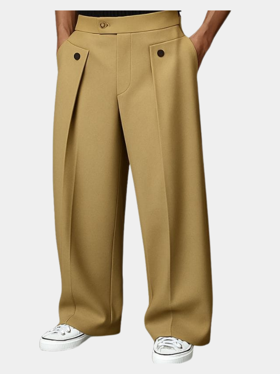 WENTWORTH LONDON | WIDE-LEG TROUSERS FOR MEN