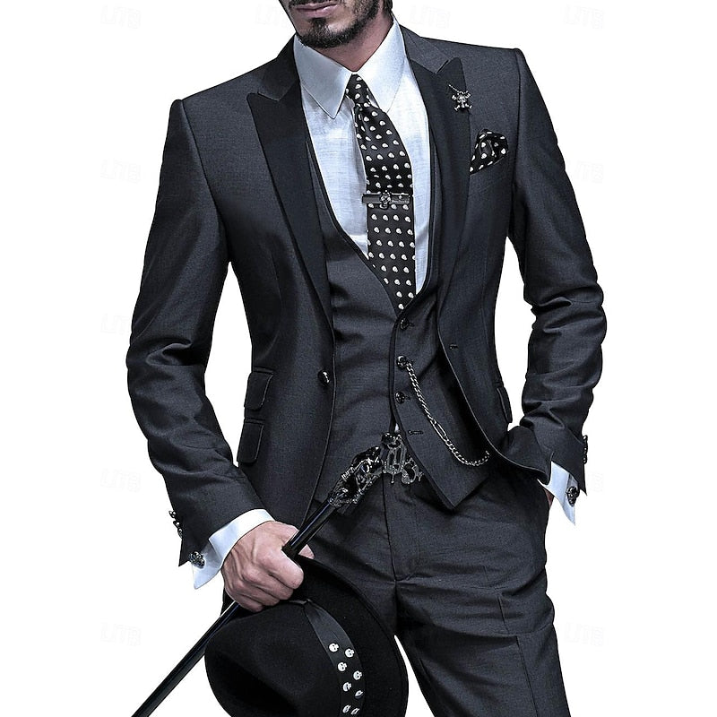 BUSINESS LINEN SUIT FOR MEN