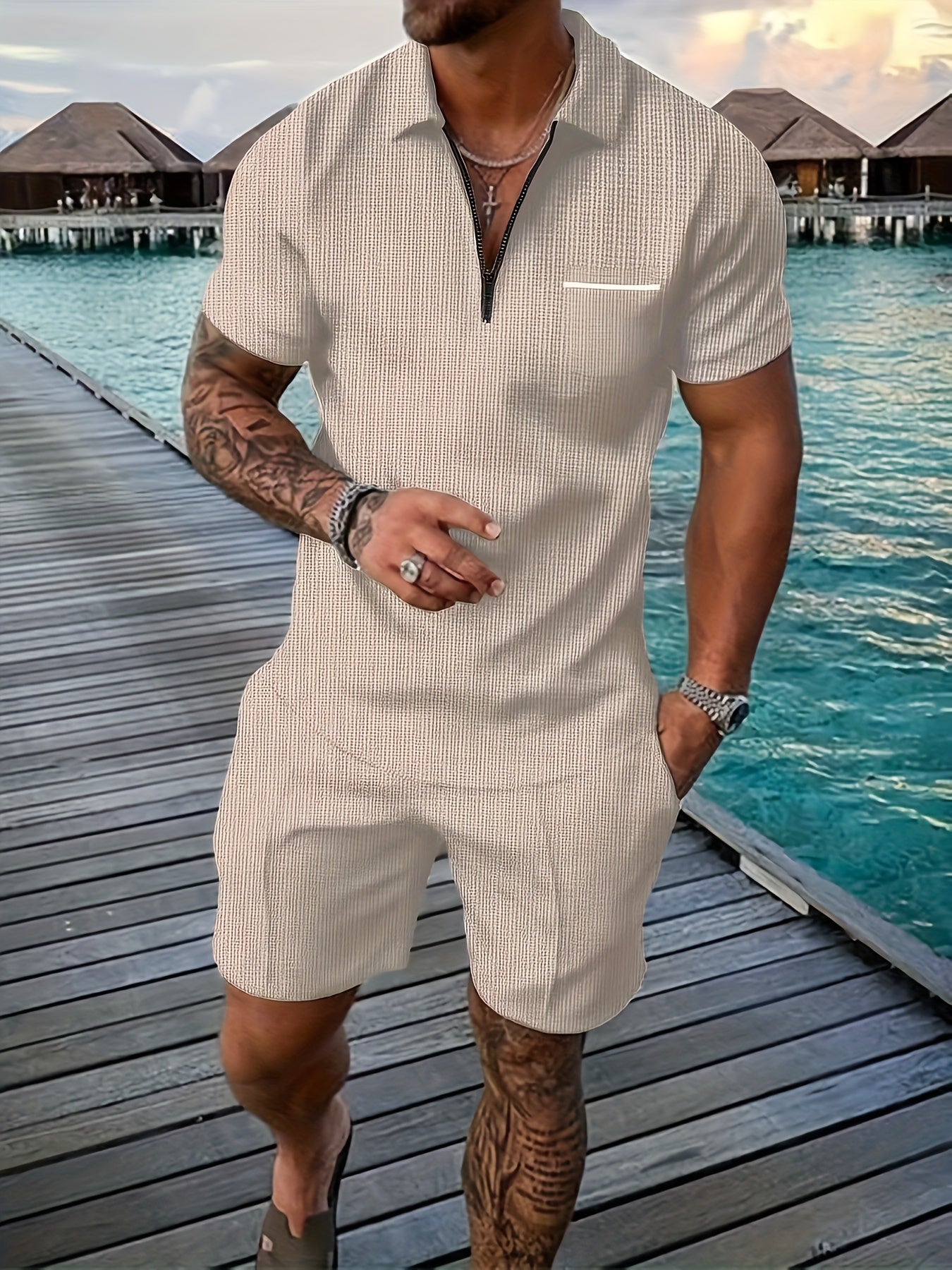 POCKET POLO SET FOR MEN