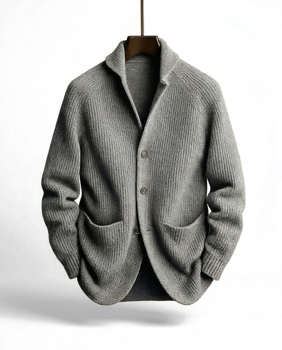 SHAWL COLLAR KNIT CARDIGAN FOR MEN