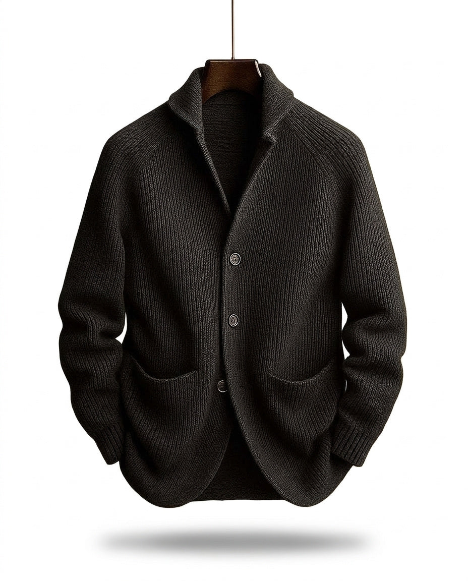 SHAWL COLLAR KNIT CARDIGAN FOR MEN