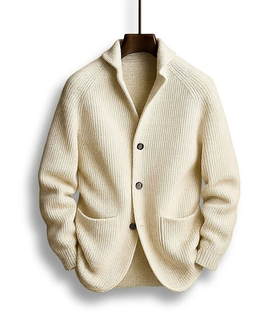 SHAWL COLLAR KNIT CARDIGAN FOR MEN