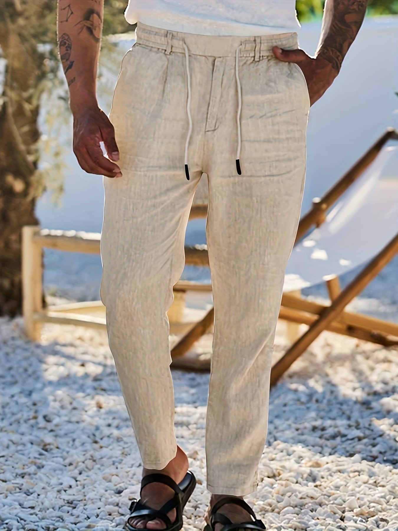 STRAIGHT LEG TROUSERS FOR MEN
