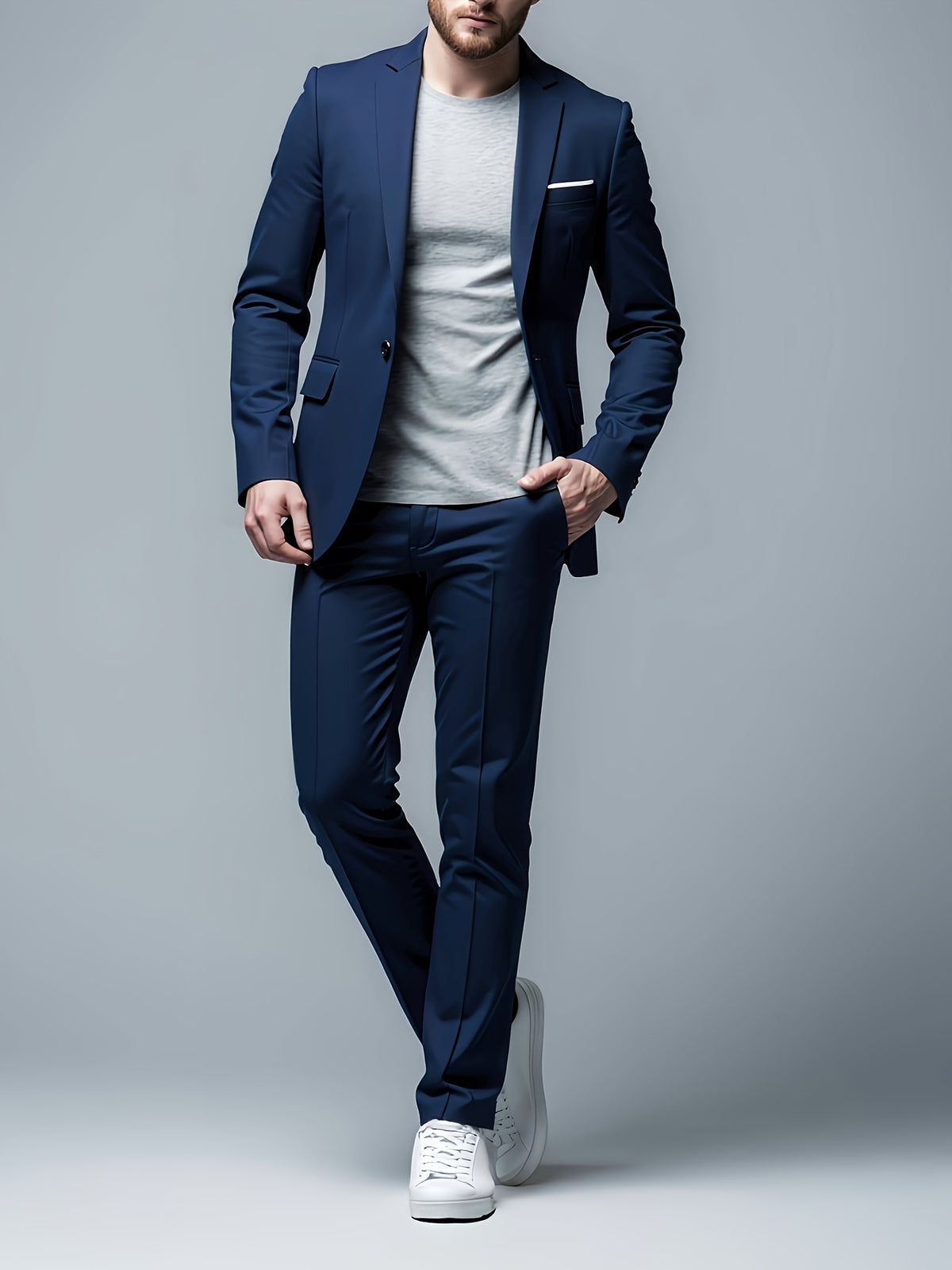 SKINNY SUIT SET FOR MEN