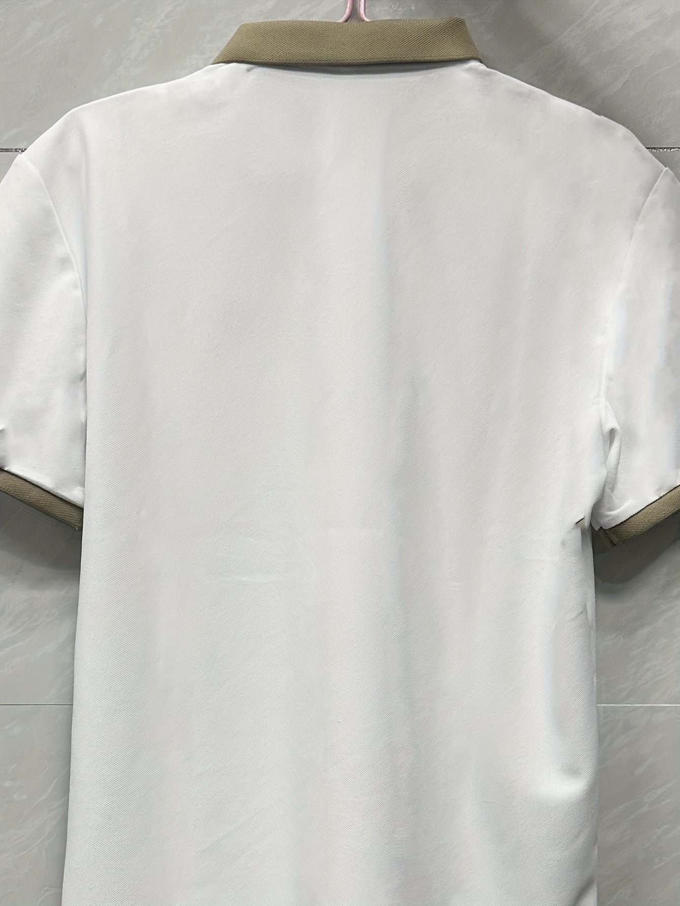 EMBROIDERED LAPEL SHIRT FOR MEN