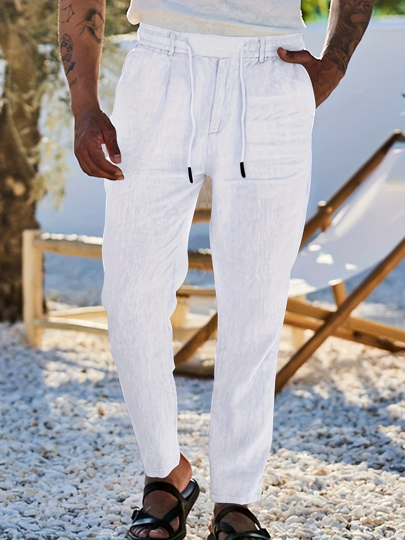 STRAIGHT LEG TROUSERS FOR MEN