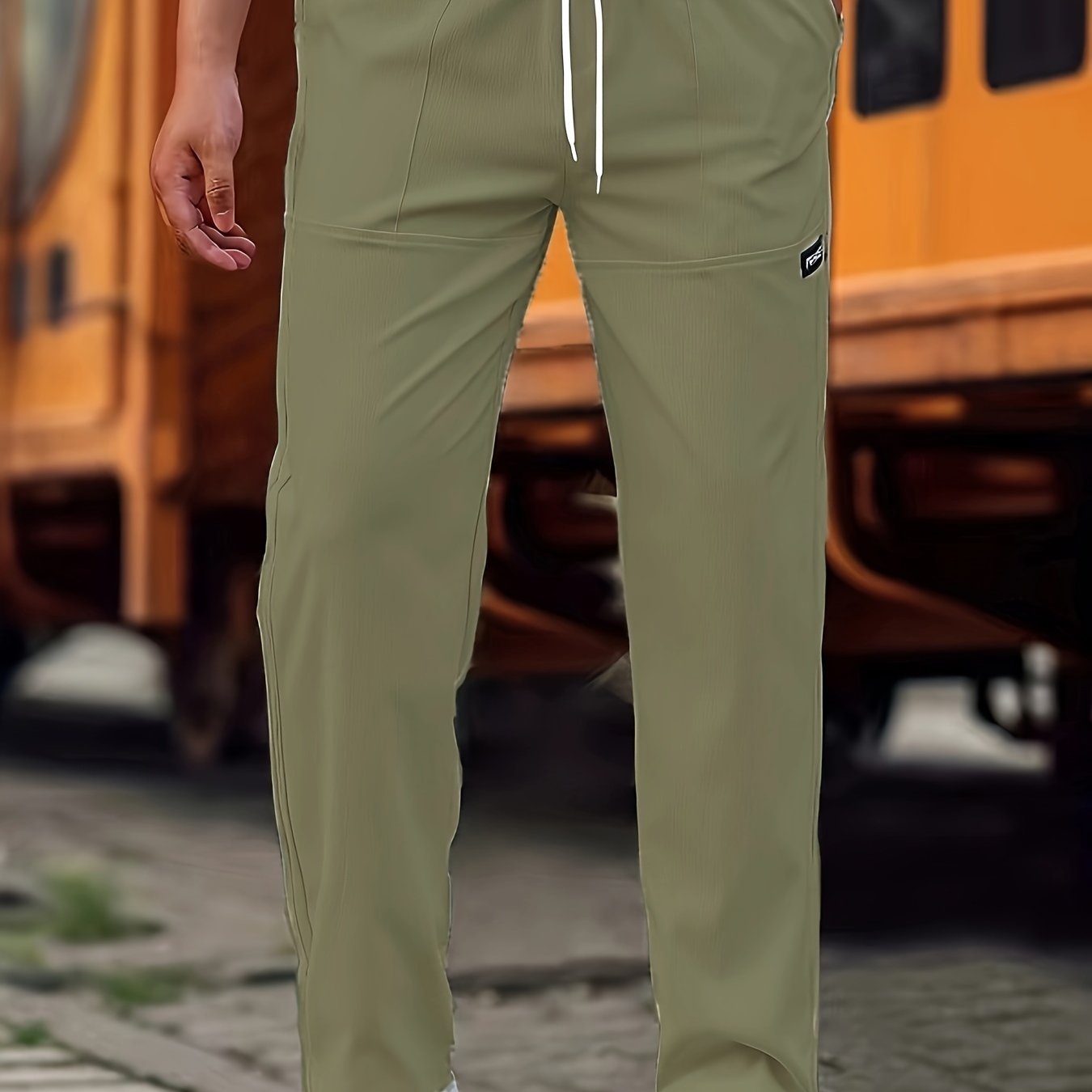 STRAIGHT CUT TROUSERS FOR MEN